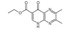 2,3-dimethyl-8-oxo-5,8-dihydro-pyrido[2,3-b]pyrazine-7-carboxylic acid ethyl ester结构式