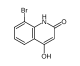 8-Bromo-4-hydroxyquinolin-2(1H)-one Structure