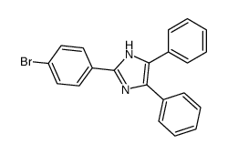 2-(4-bromophenyl)-4,5-diphenyl-1H-imidazole结构式