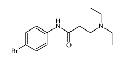 N-(4-bromophenyl)-3-(diethylamino)propanamide结构式