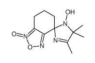 1'-hydroxy-4',5',5'-trimethyl-1-oxidospiro[6,7-dihydro-5H-2,1,3-benzoxadiazol-1-ium-4,2'-imidazole]结构式