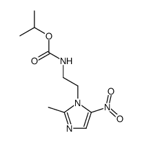 [2-(2-methyl-5-nitro-imidazol-1-yl)-ethyl]-carbamic acid isopropyl ester结构式