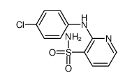 2-(4-chloroanilino)pyridine-3-sulfonamide结构式