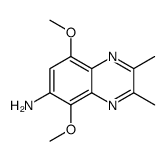 5,8-dimethoxy-2,3-dimethylquinoxalin-6-amine结构式