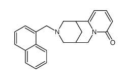 3-(naphthalen-1-ylmethyl)-1,2,3,4,5,6-hexahydro-8H-1,5-methanopyrido[1,2-a][1,5]diazocin-8-one结构式