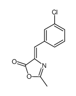 (Z)-2-methyl-4-(3-chlorobenzylidene)-5(4H)-oxazolone结构式
