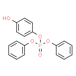 4-Hydroxyphenyl Diphenyl Phosphate Structure