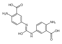 N,N'-bis(3-carboxy-4-aminophenyl)urea Structure