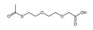 2-[2-(2-acetylsulfanylethoxy)ethoxy]acetic acid Structure