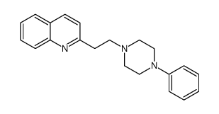 2-[2-(4-phenylpiperazin-1-yl)ethyl]quinoline Structure