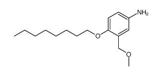 1-<4-Amino-2-methoxymethyl-phenoxy>-octan结构式