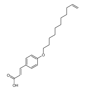 3-(4-undec-10-enoxyphenyl)prop-2-enoic acid Structure