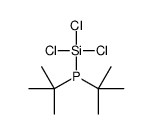 ditert-butyl(trichlorosilyl)phosphane Structure