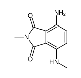 4-amino-2-methyl-7-(methylamino)isoindole-1,3-dione Structure