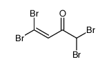 1,1,4,4-tetrabromobut-3-en-2-one Structure