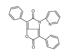 3,6-diphenyl-4-pyridin-2-ylfuro[3,2-b]pyrrole-2,5-dione结构式