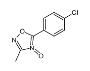 5-(4-chloro-phenyl)-3-methyl-[1,2,4]oxadiazole 4-oxide Structure