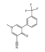 1-methyl-4-oxo-5-(3-trifluoromethyl-phenyl)-1,4-dihydro-pyridine-3-carbonitrile Structure