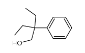 2-ethyl-2-phenylbutan-1-ol Structure