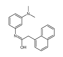N-[3-(dimethylamino)phenyl]-2-naphthalen-1-ylacetamide结构式