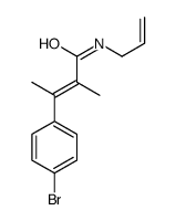 N-Allyl-4-bromo-α,β-dimethylcinnamamide structure