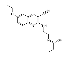 Propanamide, N-[2-[(3-cyano-6-ethoxy-2-quinolinyl)amino]ethyl]- (9CI) picture