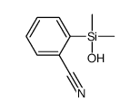 2-[hydroxy(dimethyl)silyl]benzonitrile Structure