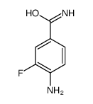 Benzamide, 4-amino-3-fluoro- (9CI)结构式