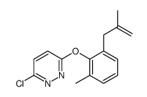 3-chloro-6-[2-methyl-6-(2-methylprop-2-enyl)phenoxy]pyridazine Structure