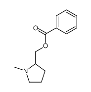 2-benzoyloxymethyl-1-methyl-pyrrolidine结构式