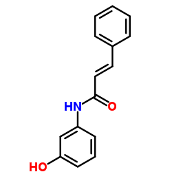 (2E)-N-(3-Hydroxyphenyl)-3-phenylacrylamide结构式