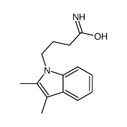 4-(2,3-dimethylindol-1-yl)butanamide Structure