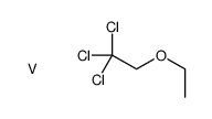 1,1,1-trichloro-2-ethoxyethane,vanadium Structure