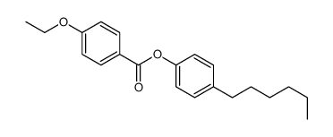 (4-hexylphenyl) 4-ethoxybenzoate Structure