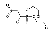 1-[bis(2-chloroethoxy)phosphoryl]-2-nitroethanol Structure