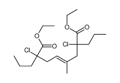 diethyl 2,7-dichloro-4-methyl-2,7-dipropyloct-4-enedioate Structure