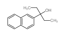 2-Naphthalenemethanol,a,a-diethyl-结构式