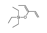 triethyl(penta-1,3-dien-3-yloxy)silane Structure