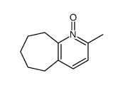 2-methyl-1-oxido-6,7,8,9-tetrahydro-5H-cyclohepta[b]pyridin-1-ium结构式