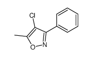 4-chloro-5-methyl-3-phenyl-1,2-oxazole结构式