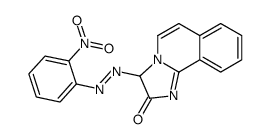 3-[(2-nitrophenyl)diazenyl]-3H-imidazo[2,1-a]isoquinolin-2-one结构式