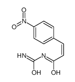 N-carbamoyl-3-(4-nitrophenyl)prop-2-enamide结构式