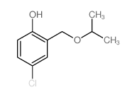 Phenol,4-chloro-2-[(1-methylethoxy)methyl]- structure