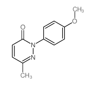 2-(4-methoxyphenyl)-6-methyl-pyridazin-3-one Structure