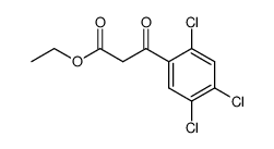 2,4,5-TRICHLORO-BETA-OXO-BENZENEPROPANOIC ACID ETHYL ESTER Structure