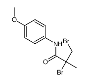 2,3-dibromo-N-(4-methoxyphenyl)-2-methylpropanamide结构式