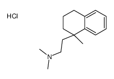 dimethyl-[2-(1-methyl-3,4-dihydro-2H-naphthalen-1-yl)ethyl]azanium,chloride Structure