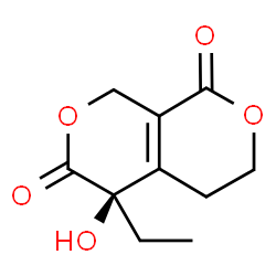 1H,6H-Pyrano[3,4-c]pyran-1,6-dione,5-ethyl-3,4,5,8-tetrahydro-5-hydroxy-,(5R)-(9CI)结构式