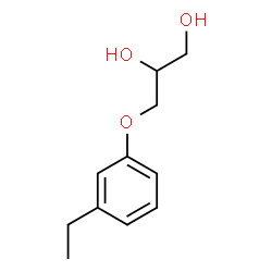 3-(m-Ethylphenoxy)-1,2-propanediol结构式