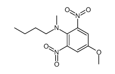 N-Butyl-N-methyl-2-nitro-p-anisidin结构式